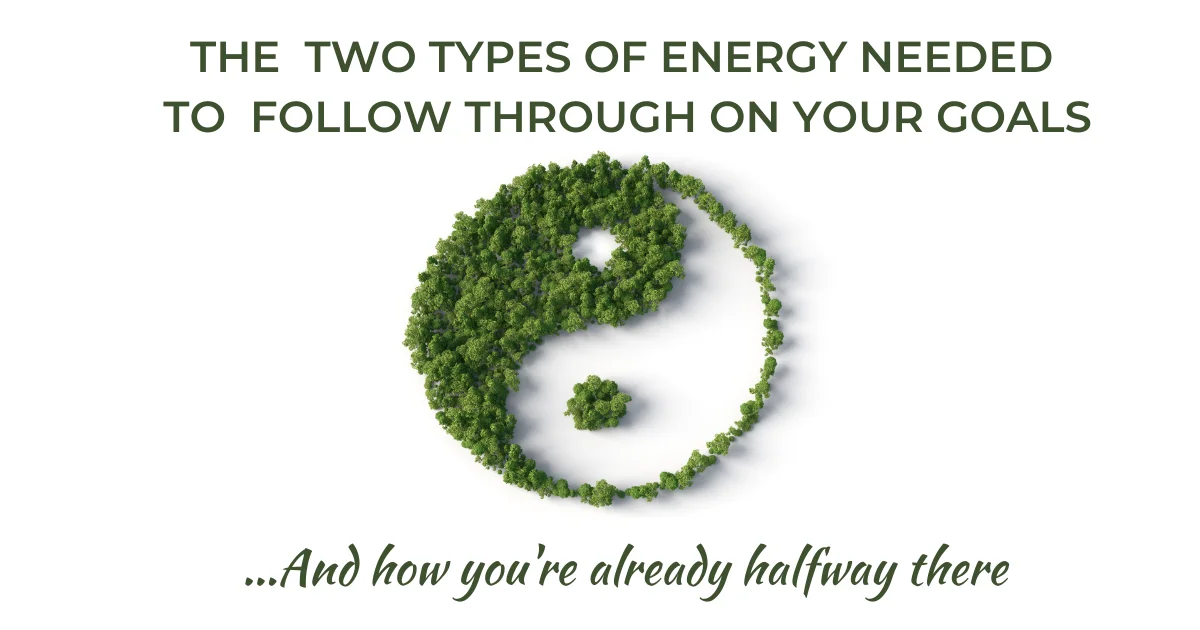 The 2 Types of Energy you Need to follow through